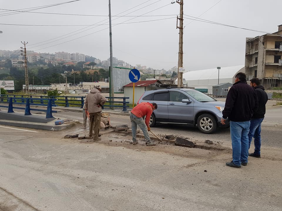 بلدية عاليه تُطلق خطة تأهيل المداخل بدءاً من حي الوطى