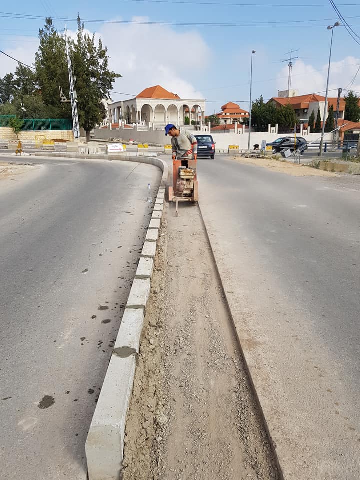 بلدية عاليه تُطلق خطة تأهيل المداخل بدءاً من حي الوطى