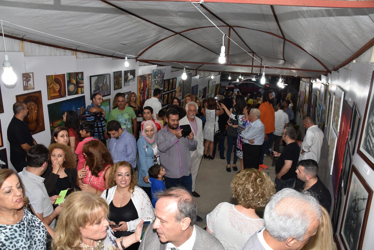 Opening of the Eighth Annual Art Exhibition in Aley