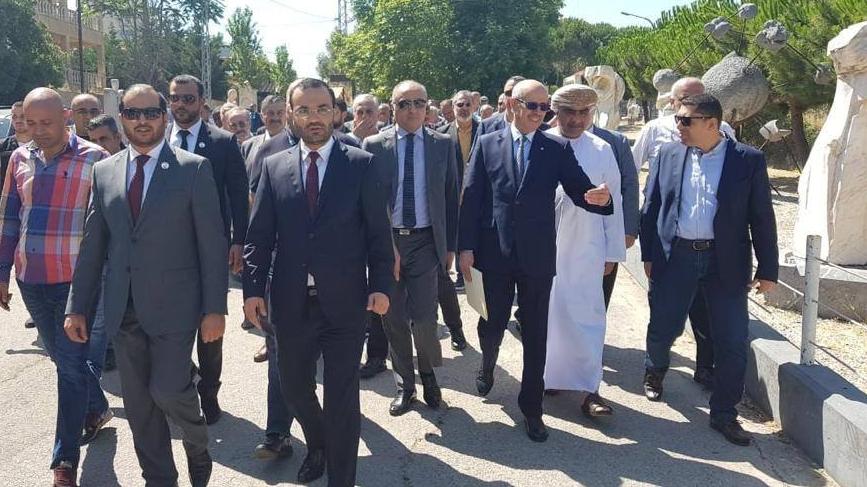 Minister of Culture toured with the Arab ambassadors in Aley to encourage tourism