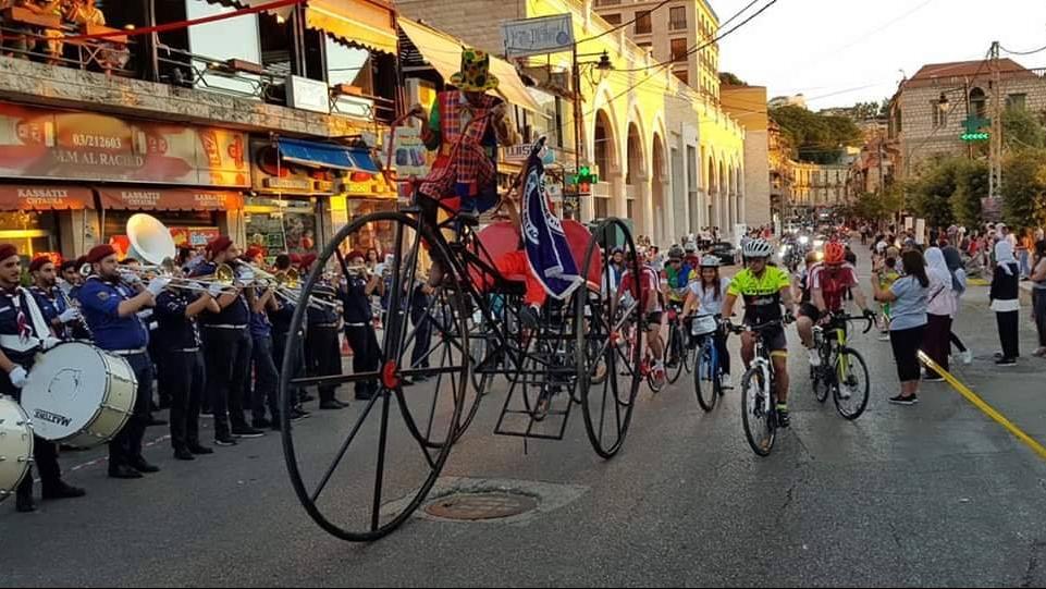 The opening of the Lebanese Scout Festival in Aley