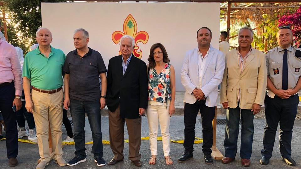 The opening of the Lebanese Scout Festival in Aley