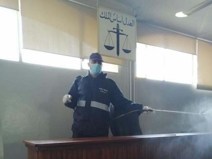 Completing the sterilization campaign carried out by the specialized technical teams in the municipality of Aley