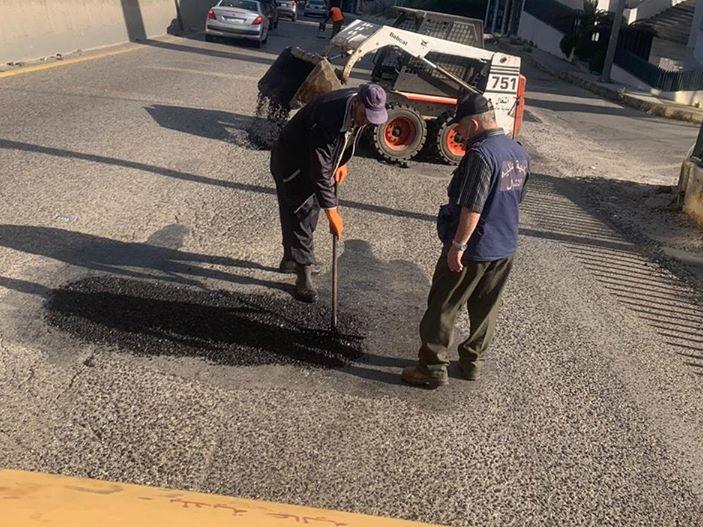 Maintenance of Beirut - Damascus International Road within the scope of the city of Aley, after the Ministry of Works delays in carrying out its duty