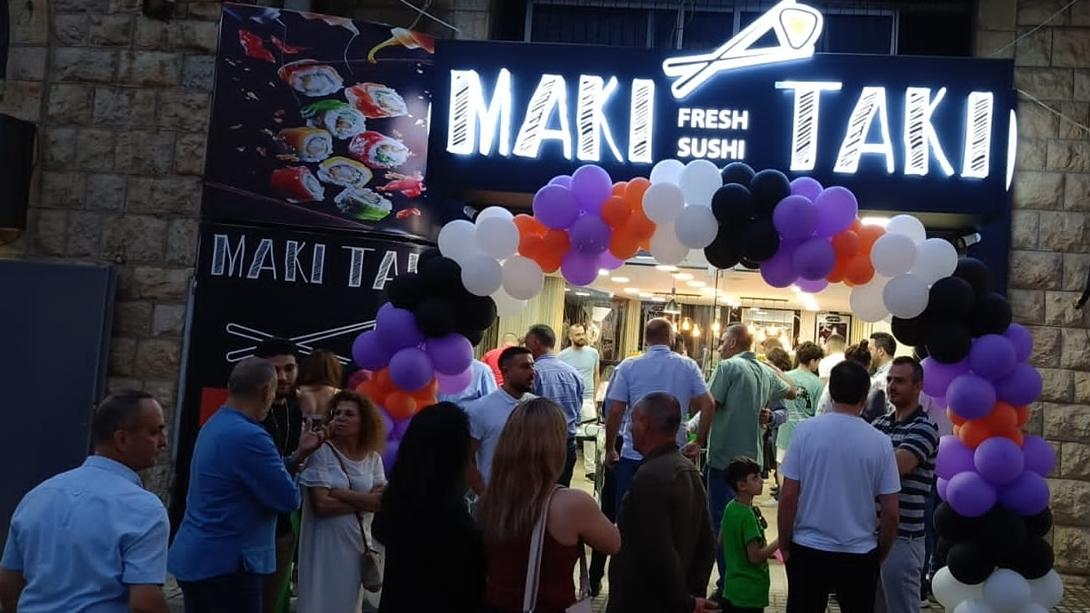 Opening of Japanese restaurant  "Maki Taki fresh sushi"