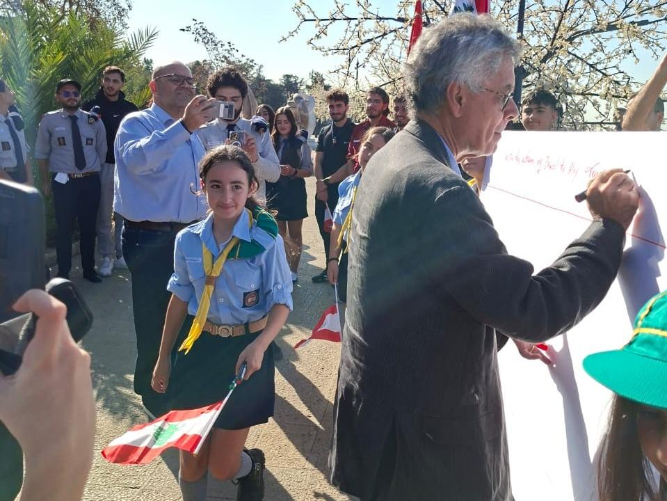 زيارة سفير البرازيل في لبنان تارسيسيو كوستا وعقيلته مدينة عاليه