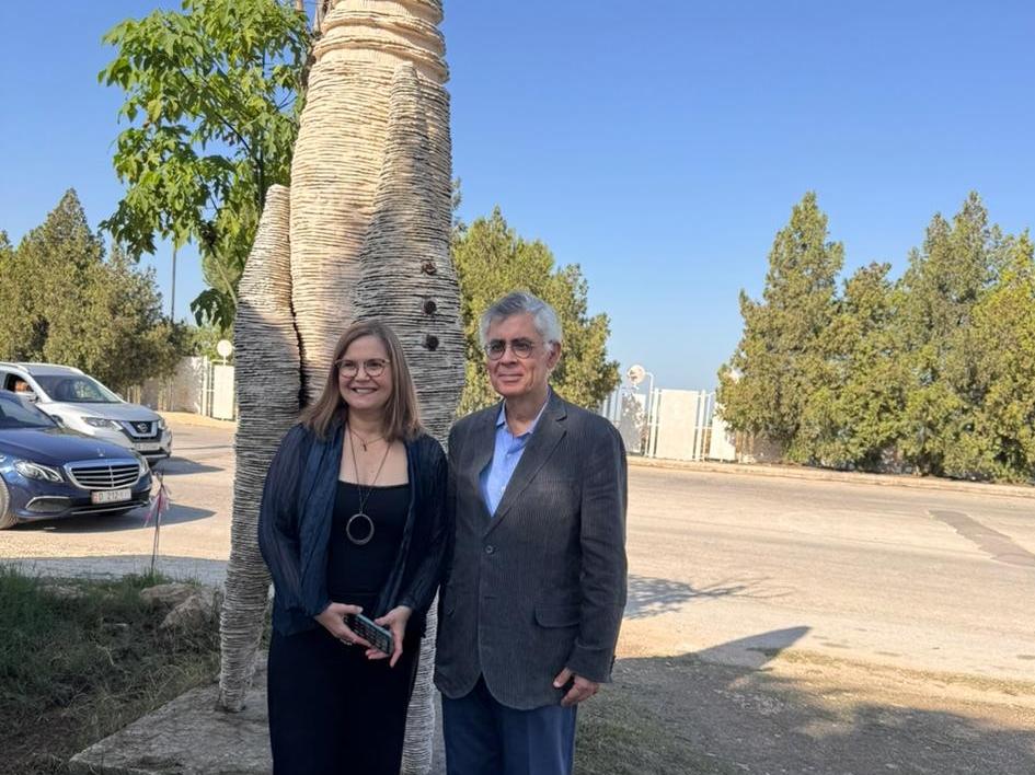 زيارة سفير البرازيل في لبنان تارسيسيو كوستا وعقيلته مدينة عاليه